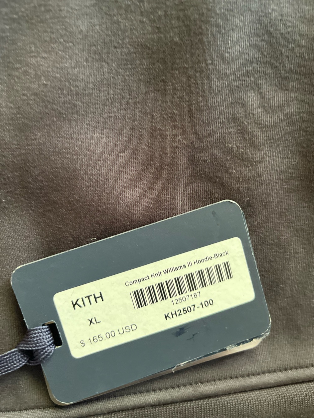 Kith Compact Knit Hoodie in Brown - Picture 3 of 3